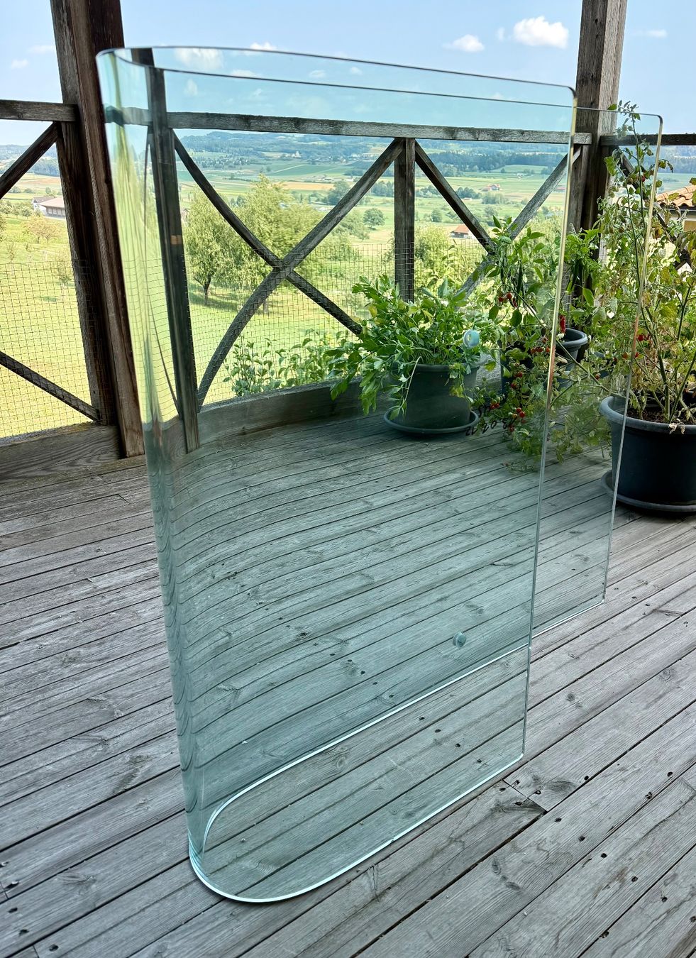 Servierplatten: Wohnzimmertisch Glasplatte – Gebraucht aus Weingarten-Kalth von Idesiree 1