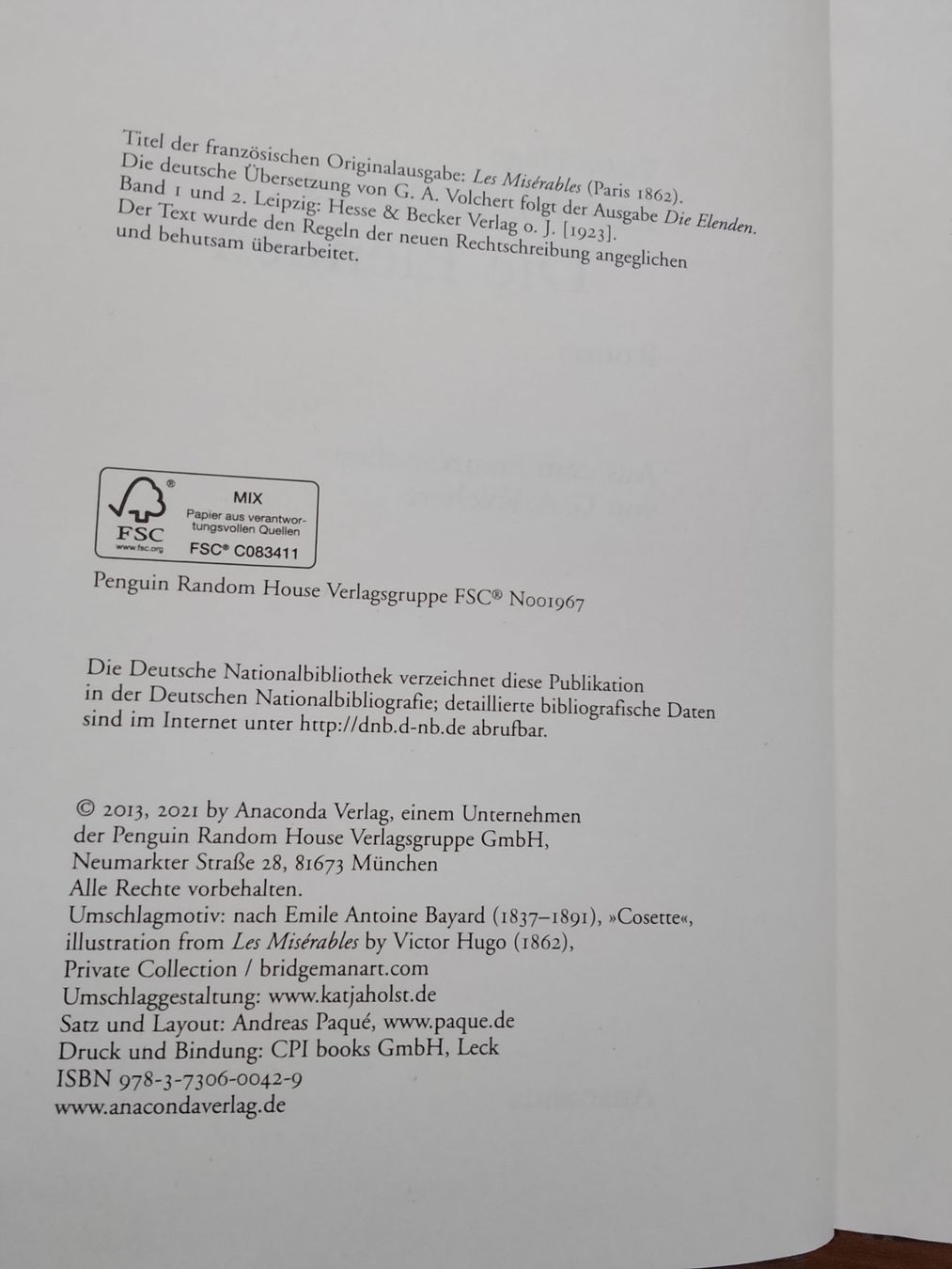 Libri: Les Misérables, die Elenden – Usato da Marbach LU venduto da Dominik1992 2