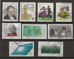 Briefmarken Sammlung, Deutschland, 1981 gebraucht