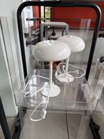  2x Weisse Tischlampen