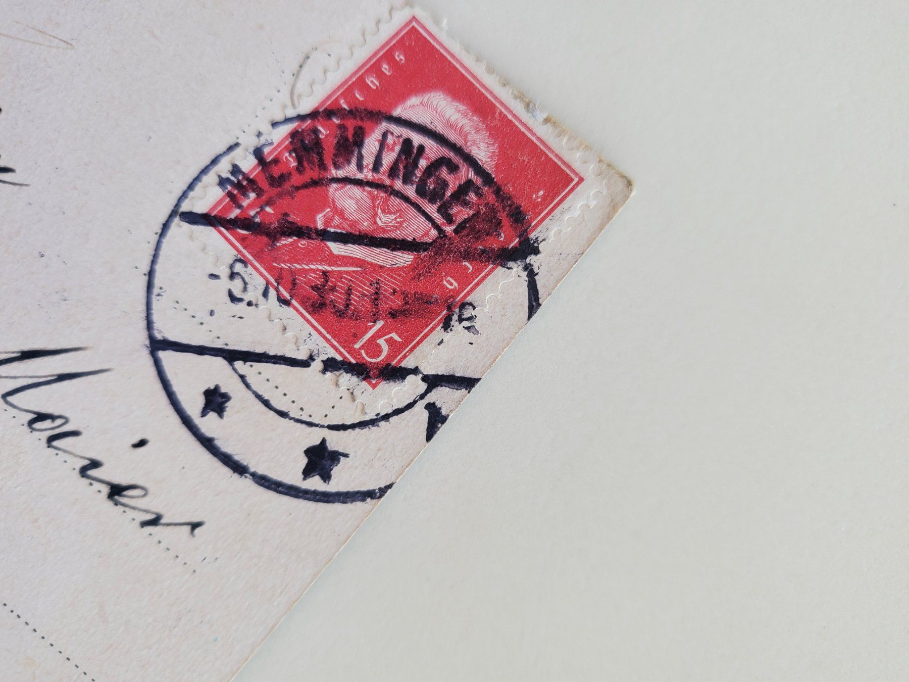Cartoline postali: Ansichtskarte Gruss vom Memminger Mau  Deutsches Reich 1925 – Usato da Unterägeri venduto da 0alfa0 6