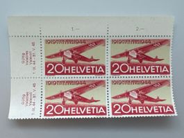 1944, Sonderflugpostmarken 25 Jahre schweizerische Luftpost