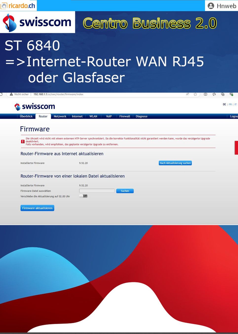 Swisscom Modems & Router: Centro Business Router 2.0 (42) – Gebraucht aus Kaisten von Hnweb 4