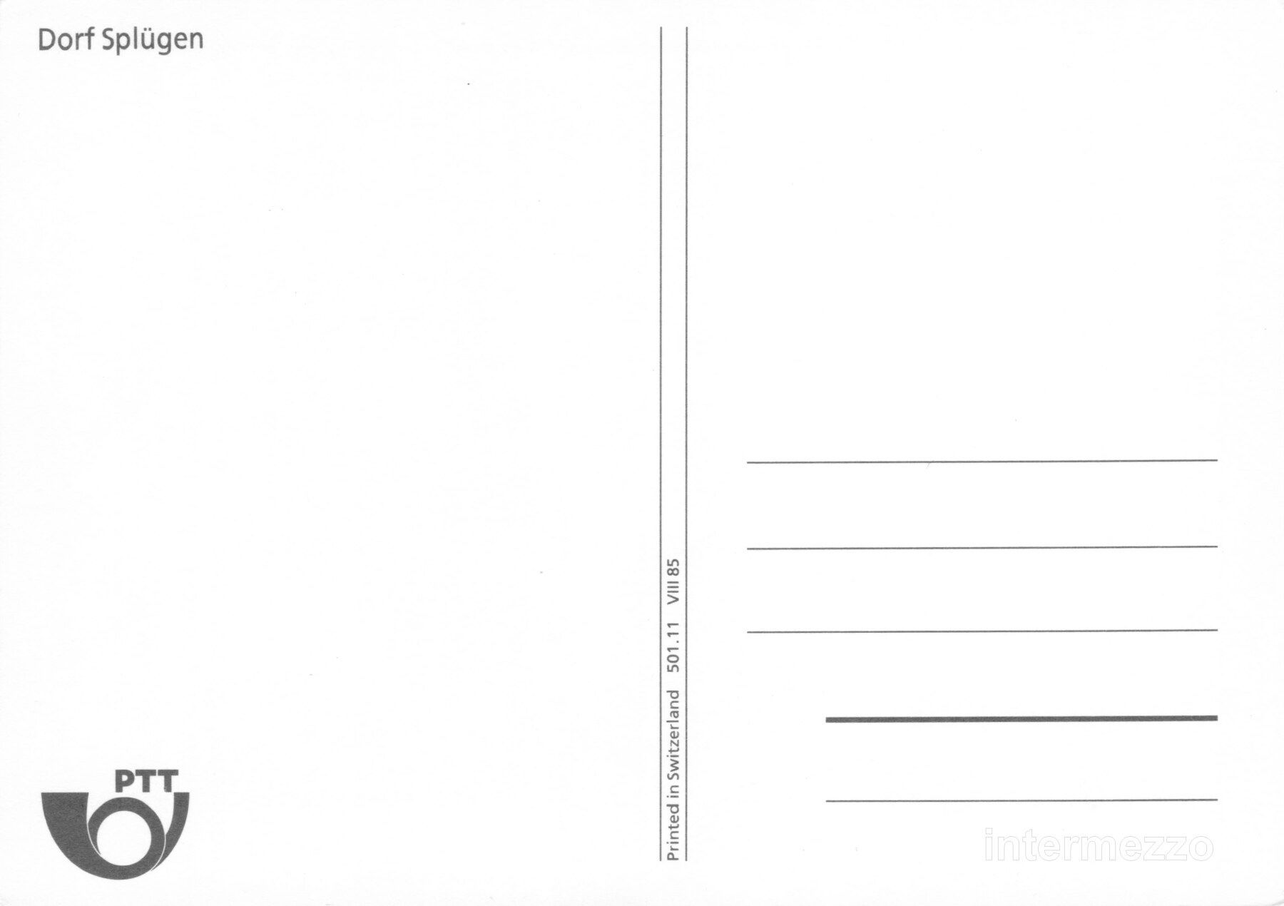 Cartoline postali: Postauto // FBW Splügen PTT // Postauto Schweiz – Usato da Basel venduto da intermezzo12 1