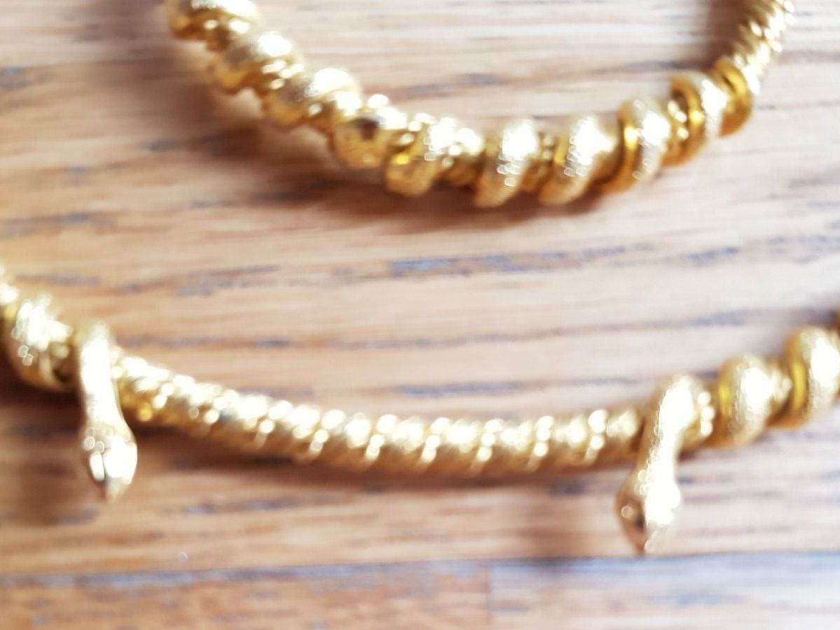 Catenine: Schlangenhalskette und Armband – Usato da Morens FR venduto da Kiscica 1