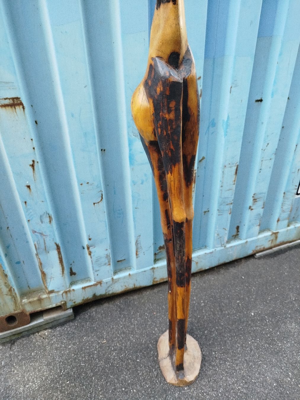 Sculture & Statue: Wunderschöne Holzgiraffe.(em16) – Usato da Künten venduto da Schnaepplihuus 3