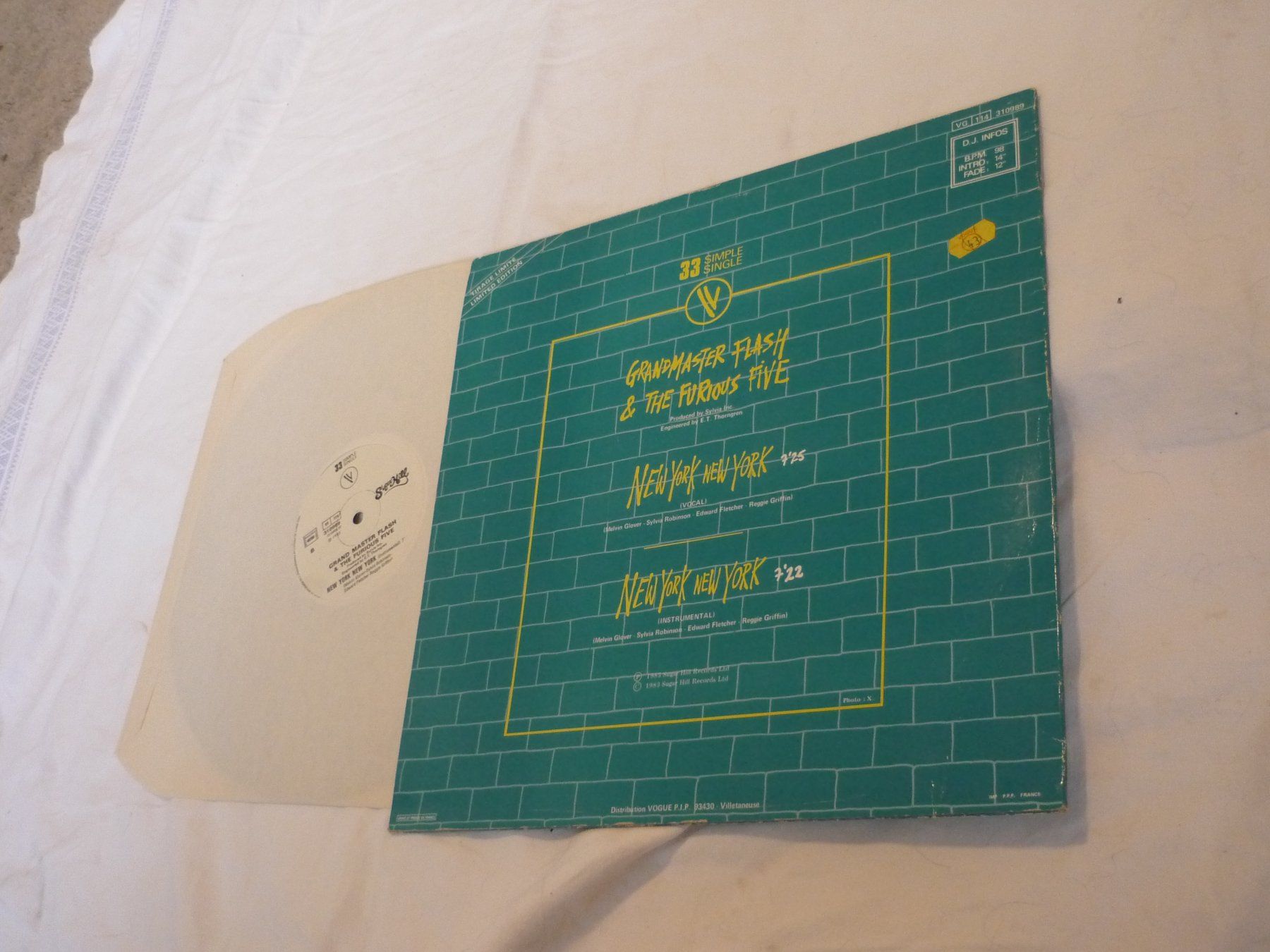 Dischi in vinile: Vinyl - Grandmaster Flash - New York - Rare Maxi – Usato da Beringen venduto da Flatretriever 1