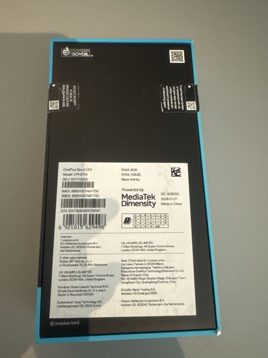 OnePlus Telefoni cellulari / Smartphones: One Plus Nord CE5 128GB neu Originalverpackt – Nuovo e nell'imballaggio originale da Veltheim AG venduto da angel44444 1