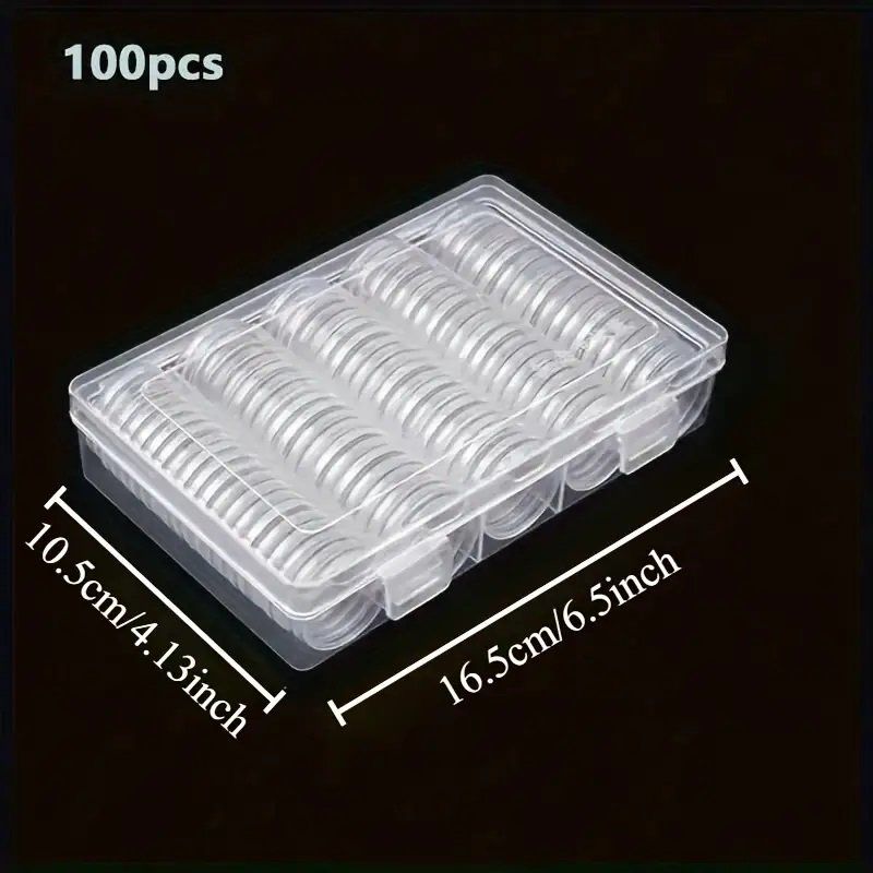 Alle Münzen: 100x Münzkapseln 27mm + Box / Capsules Pièces de Monnaie – Neu und originalverpackt aus Minusio von graziano11 2