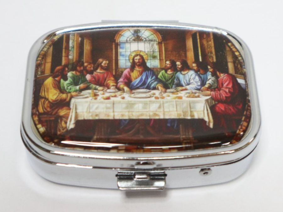Altro in Cosmetici & Cura: Metall Pillendose Abendmahl Jesus – Nuovo (secondo la descrizione) da Eschenbach SG venduto da Astalavista