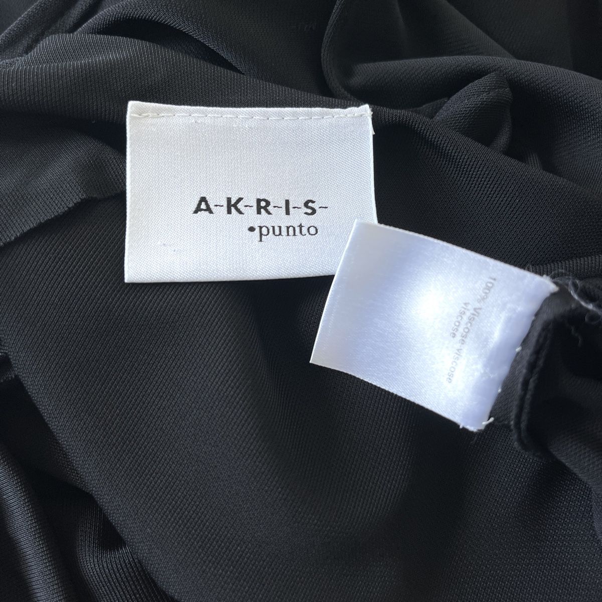 Akris Vestiti: AKRIS Black Viscose Dress – Nuovo (secondo la descrizione) da Emmen venduto da Avviivva_Com2023 5