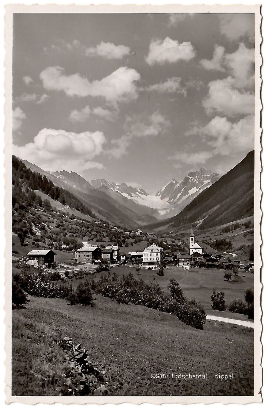 Cartoline postali: Ansichtskarte  Kippel,  Lötschental – Usato da Kerns venduto da etma3