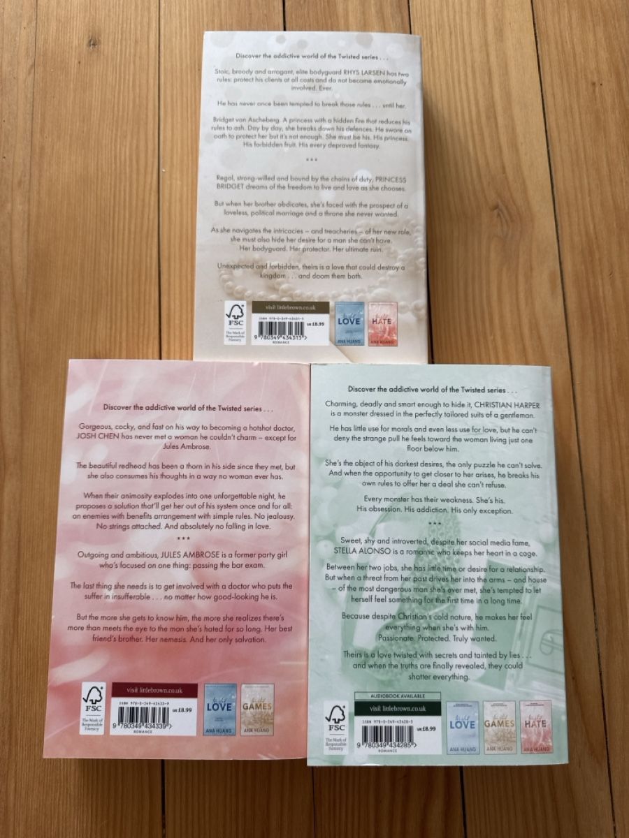 Libri: Ana Huang - Twisted Games, Hate & Lies – Nuovo (secondo la descrizione) da Gebenstorf venduto da SH123 1
