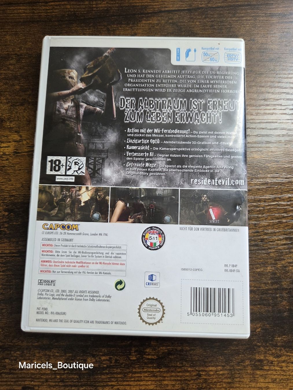 Spiele: Resident Evil 4 Wii Edition game good condition – Gebraucht aus Winterthur von Maricels_Boutique 1