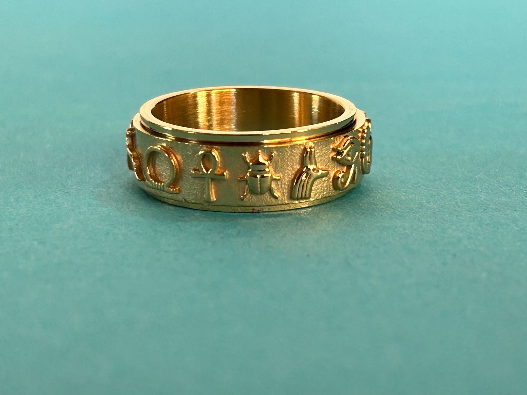 Anelli: Fingerring vergoldet Ägypten (58 oder 61) – Nuovo e nell'imballaggio originale da Laufen venduto da Bellavitaboom 4