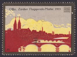 Flugspende Vignette 1913.1E Type III ungebraucht *
