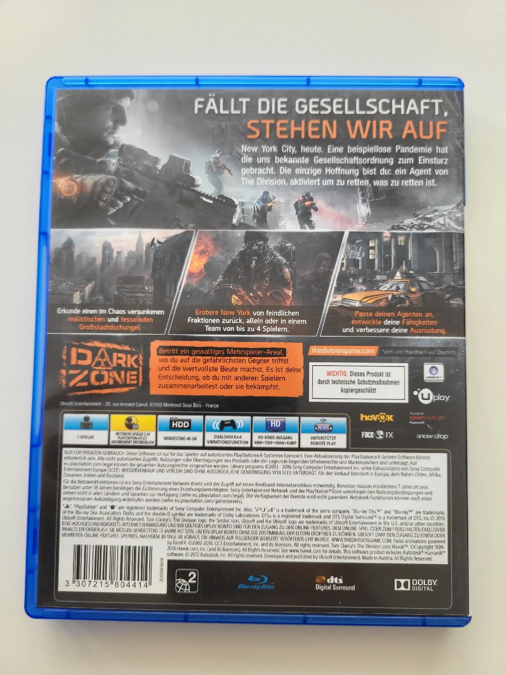 Sony Spiele: The Division PS4 – Gebraucht aus Basel von Ywana 1