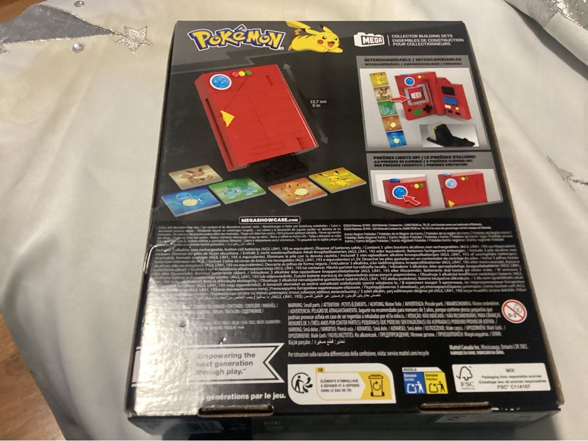 Pokémon Giocattoli: POKEMON BAUSTEINE MEGA  KANTO POKEDEX – Usato da Münchenstein venduto da NoSu98 1