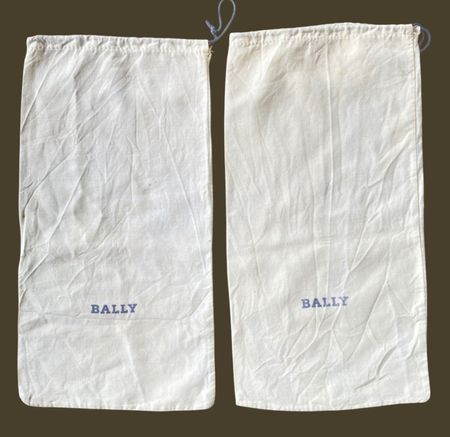 2 Baumwolltaschen von Bally 35 × 17,6 cm