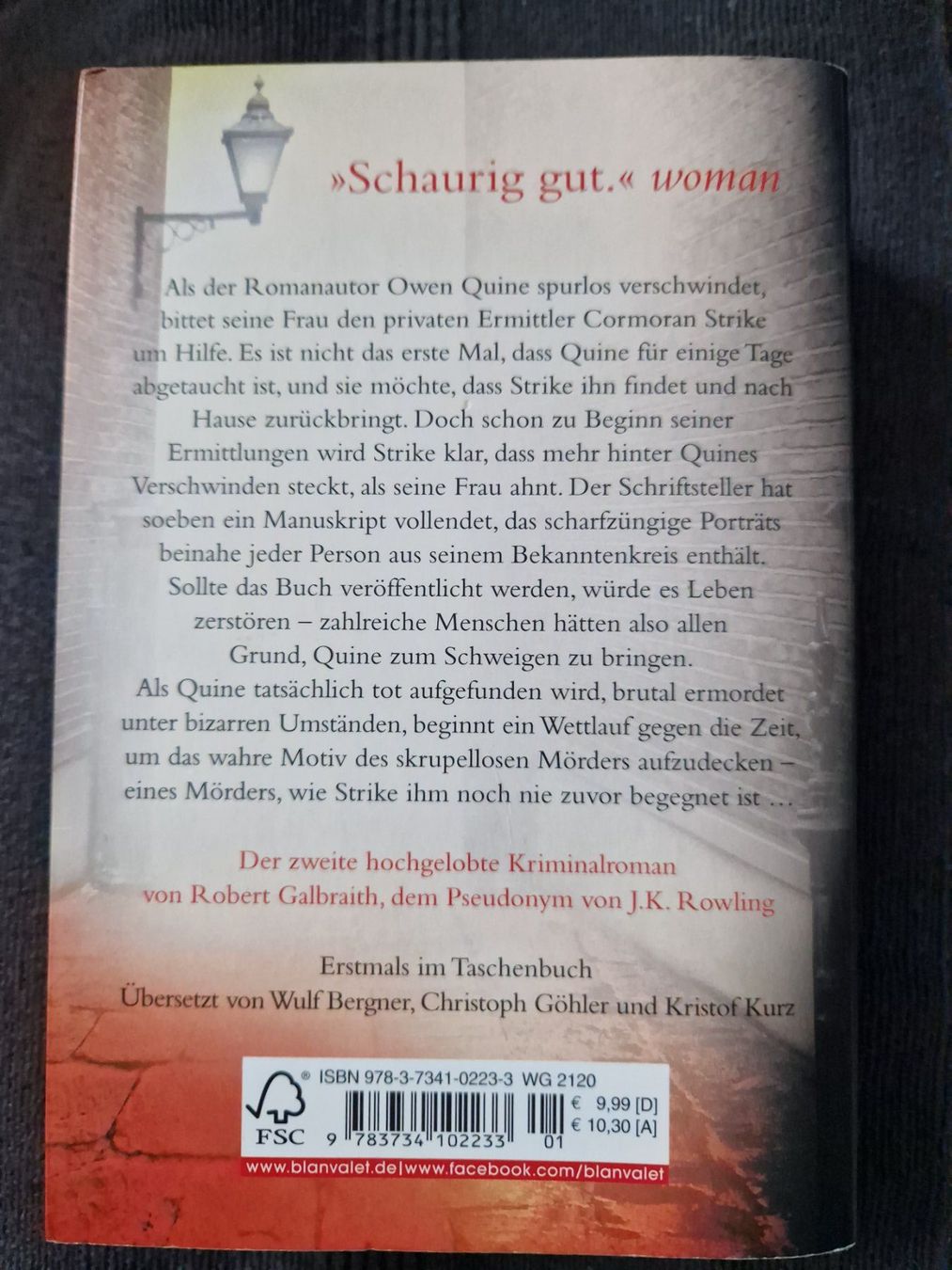 Libri: Robert Galbraith Der Seidenspinner Band 2 – Usato da Neuhausen am Rheinfall venduto da Alchimista 1