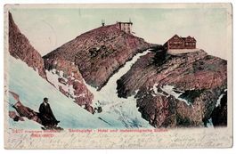 Säntisgipfel, Hotel und meteorologische Station, gel. 1917