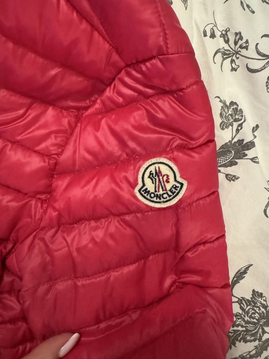 Moncler Giacche: Pink Moncler Quilted Down Jacket Gr.0 – Usato da Zürich venduto da llor.dell 1