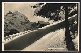 AK Adelboden, Schnittenbergli im Schnee