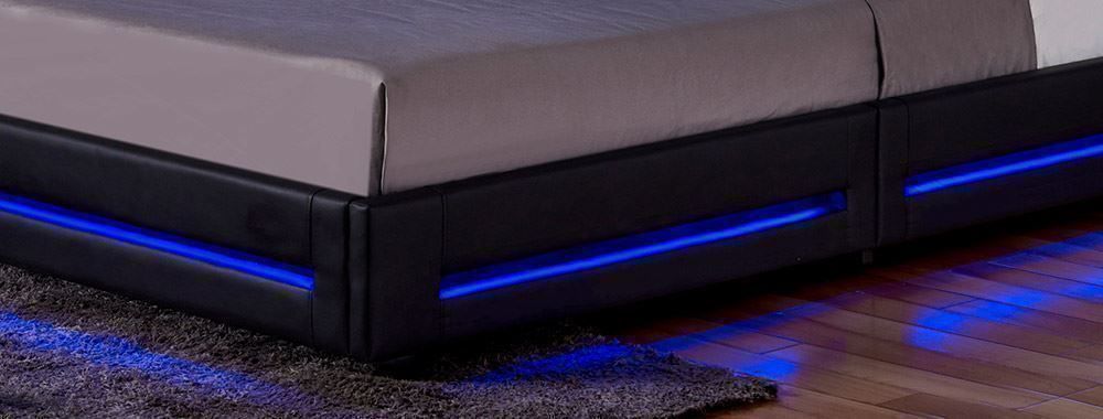 Betten: 16094 - LED Bett 180x200 ASTEROID - SCHWARZ – Neu und originalverpackt aus Wallenwil von toesstal-vertrieb 3