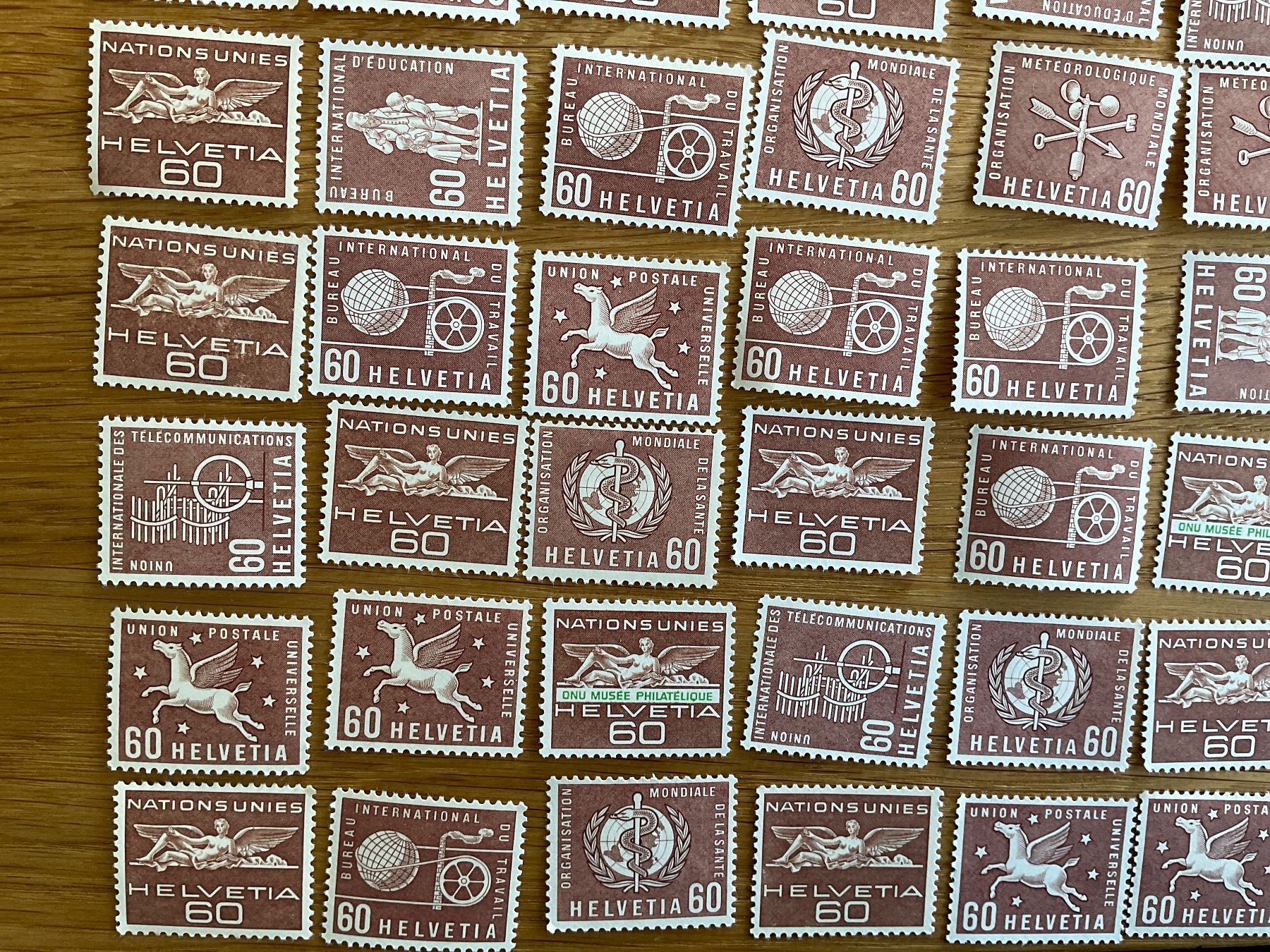 Alle Briefmarken: 60Fr Ämter Frankaturware ungestempelt postfrisch Sammlung – Neu (gemäss Beschreibung) aus Wil SG von Chefsugus 3