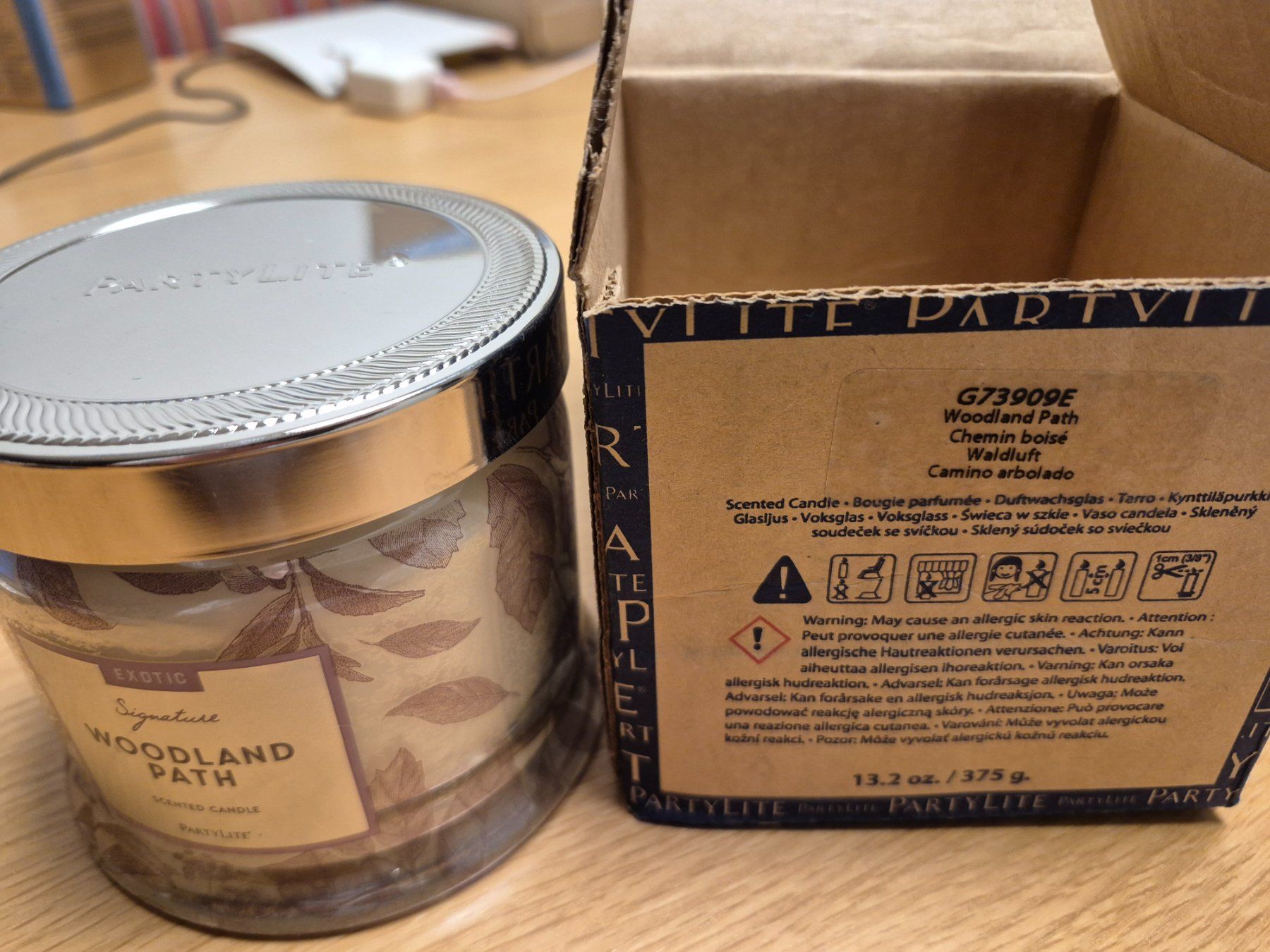 Partylite Candele: Partylite Dreidocht Duftwachsglas Waldluft – Nuovo (secondo la descrizione) da Buttikon SZ venduto da sefa02 1