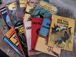 13 Tim und Struppi Hefte ab 1974 bis ….