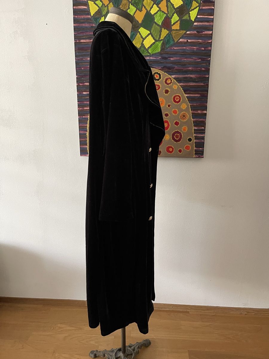Cappotti: Samtmantel Gr.46 – Nuovo (secondo la descrizione) da Stallikon venduto da BaumArt 3