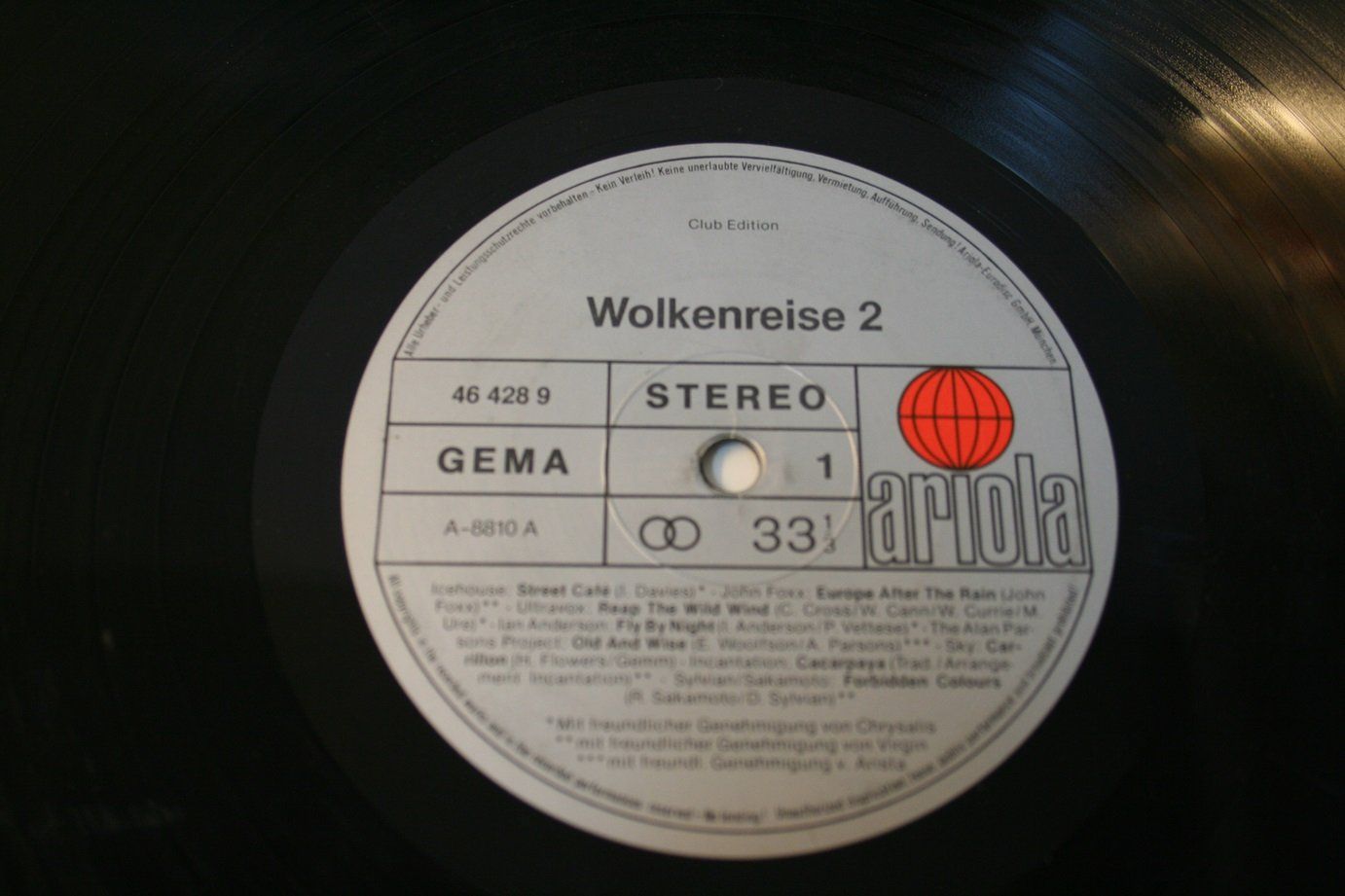 Schallplatten: Wolkenreise 2 - Div. Interpreten, LP – Gebraucht aus Wettingen von zibi137