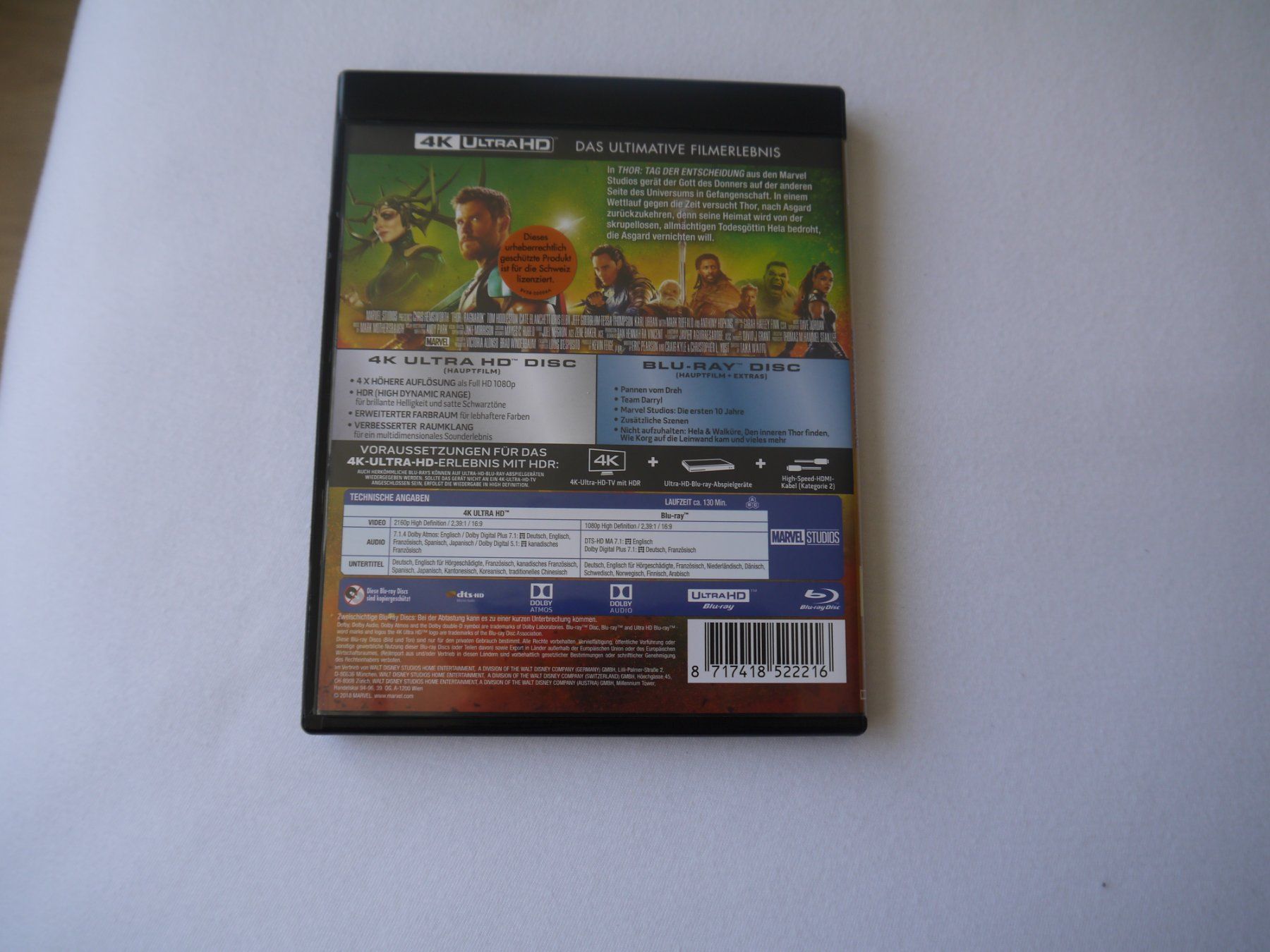 Tutti i DVDs: THOR - Tag der Entscheidung 4K UHD + Blu Ray – Usato da Hagendorn venduto da Blaf 1