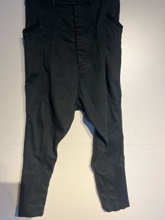 Rundholz DIP Hose Sarouel XS schwarz/ dgrau Jeans tiefschrit