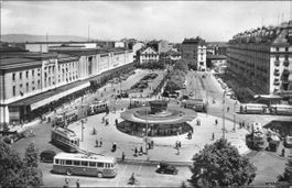 Genf // Tram Bus Gare // Bahnhof