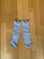 Panda Söckli, grau, knielang. Grösse /Einheitsgrö. Neuwertig