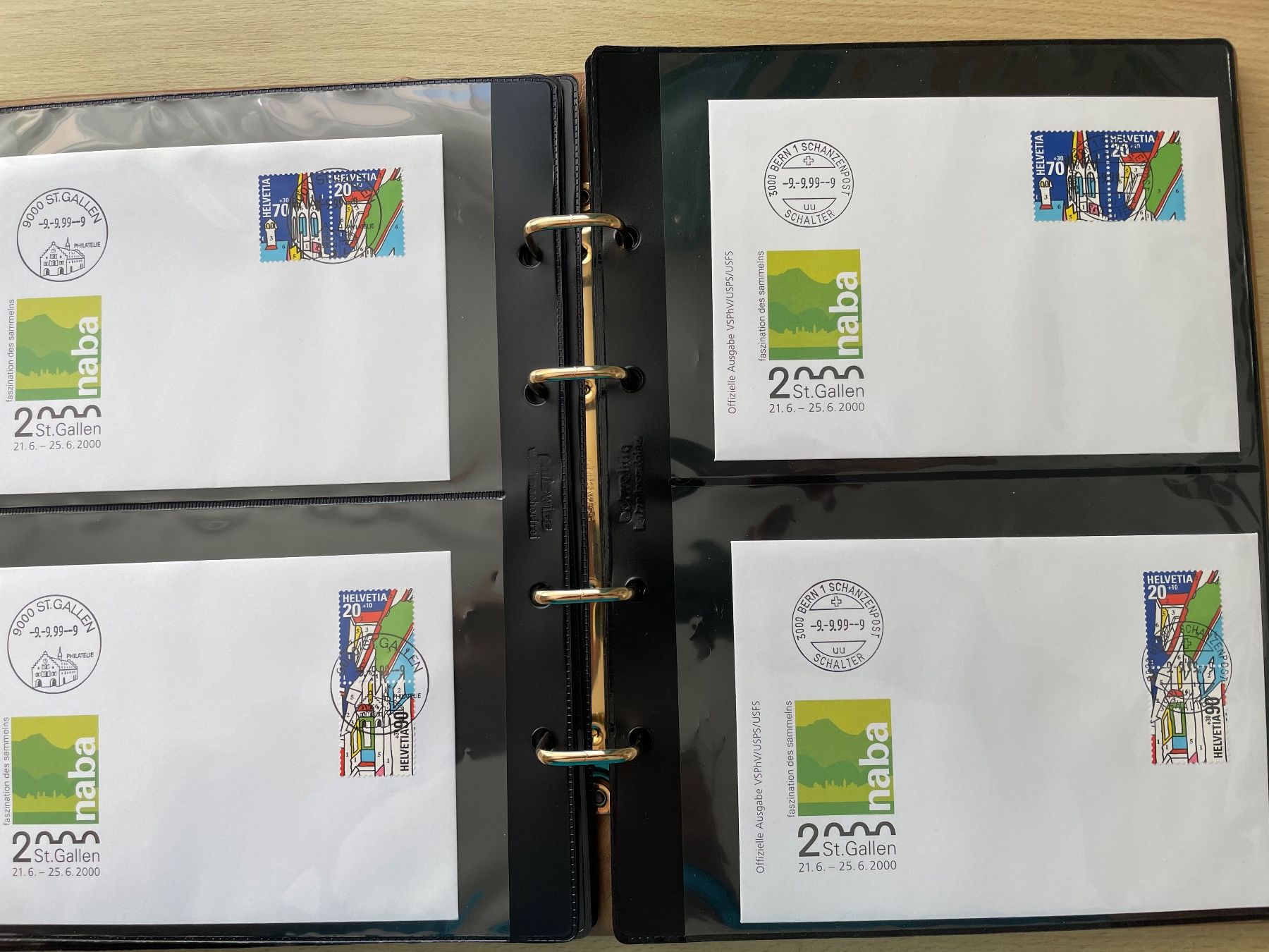 Alle Briefmarken: Magnifique classeur ouatiné à thème – Gebraucht aus Sonceboz-Sombeval von Comment2 7