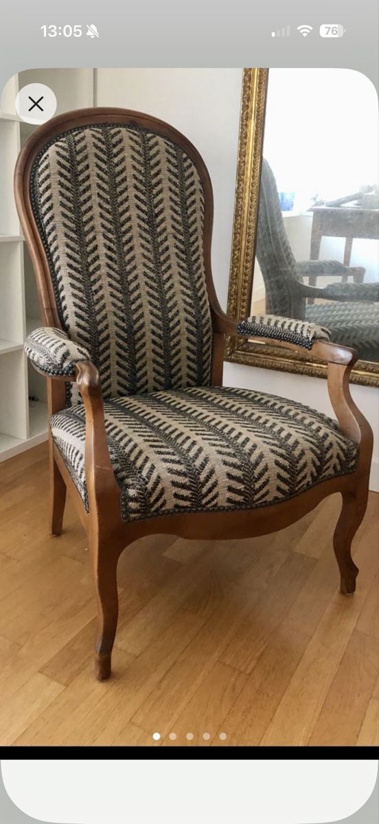 Poltrone: Fauteuil Louis Philippe Voltaire Sessel – Usato da Aarau venduto da Berlin07