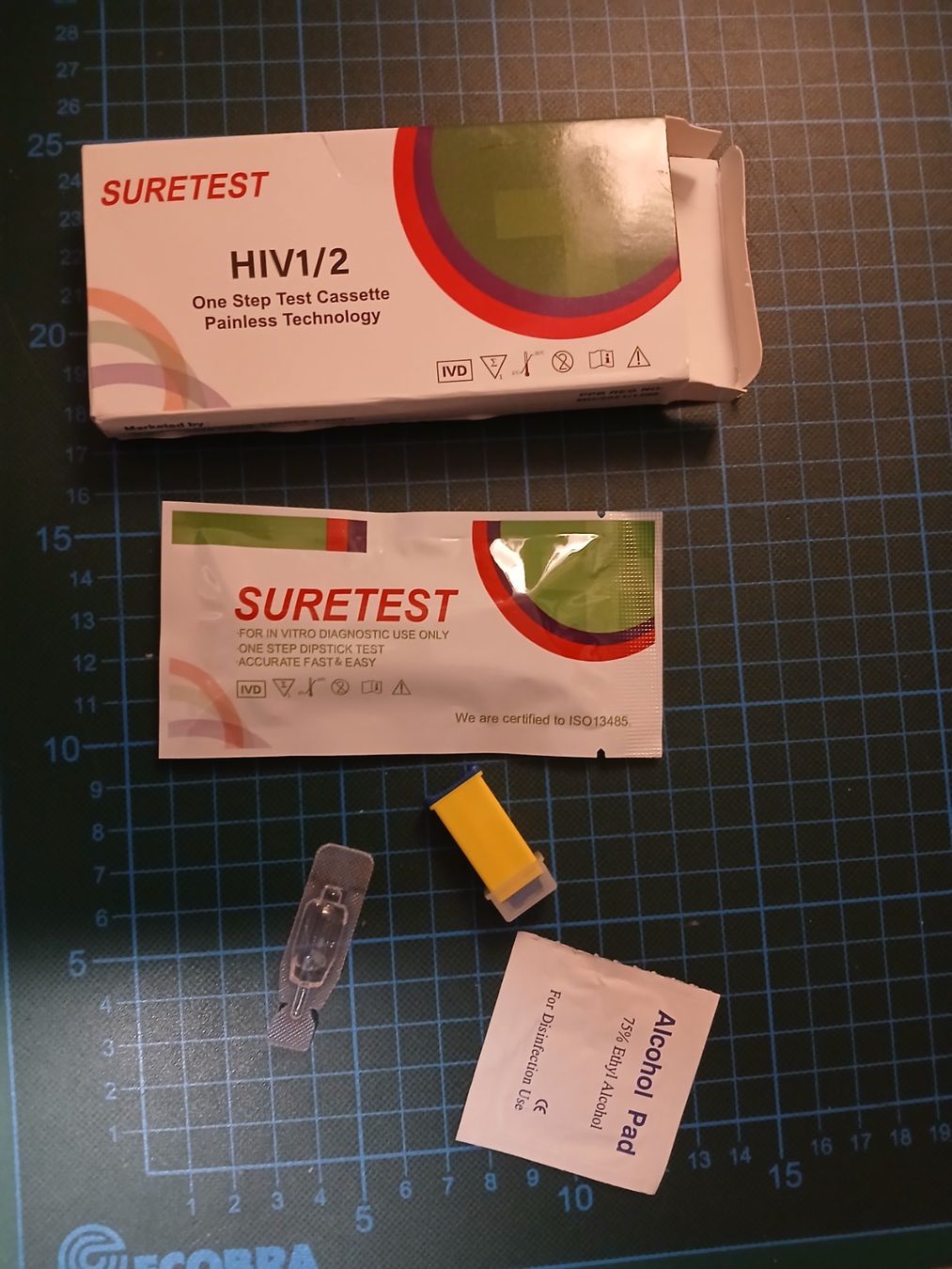 Attrezzature mediche: HIV Schnelltest neu & OVP – Nuovo e nell'imballaggio originale da Derendingen venduto da Gaston.J 2