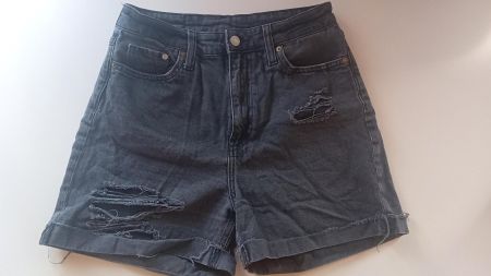 Schwarz Mom Shorts Gr. 36