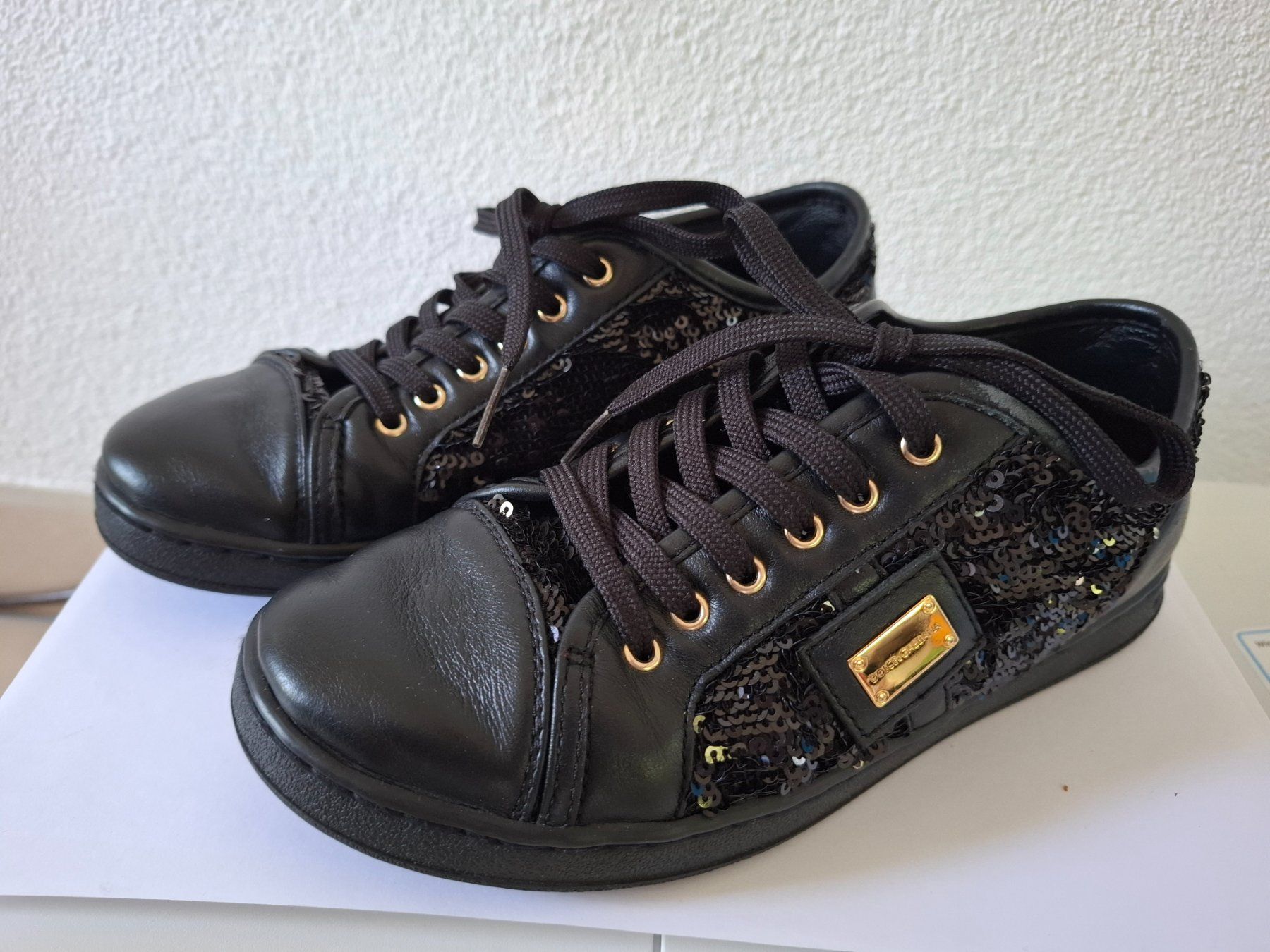 Dolce & Gabbana Scarpe per ragazze: Dolce & Gabbana, Sneaker, schwarz, Gr. 35 – Usato da Dornach venduto da shoe-lina