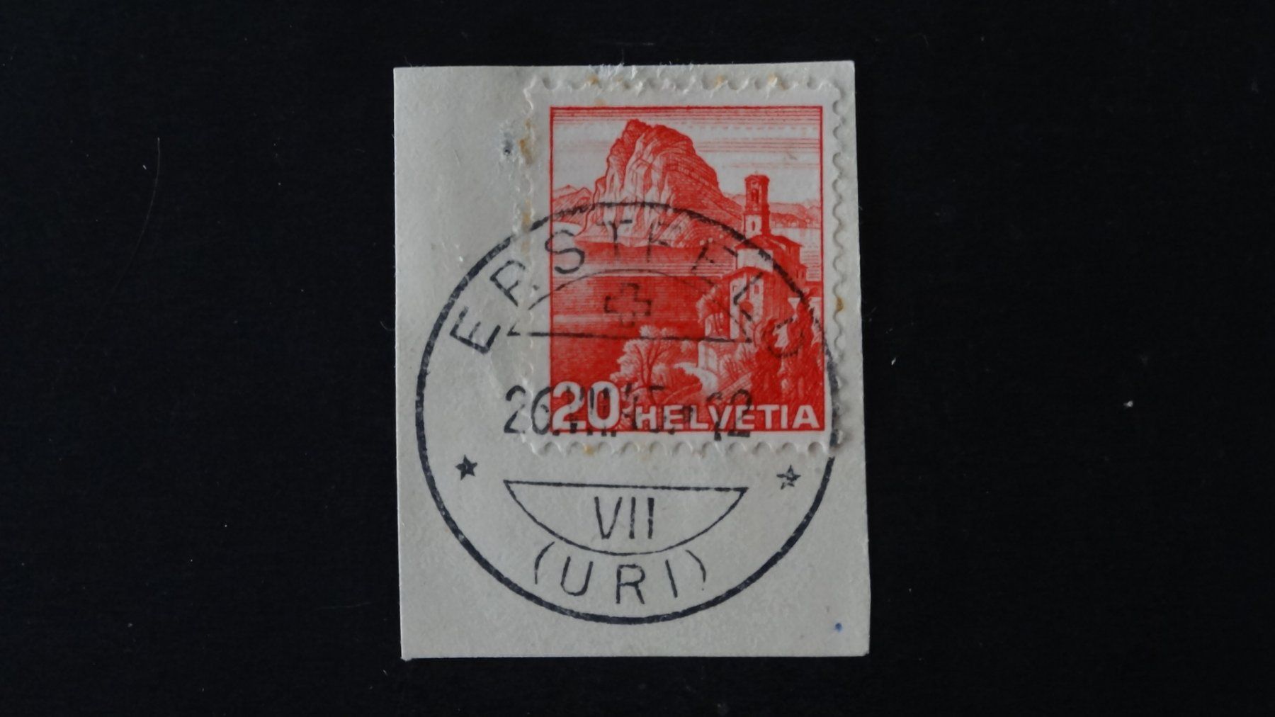 Alle Briefmarken: ERSTFELD (Uri)  26.VII.45   39 – Gebraucht aus Anwil von zuggi57