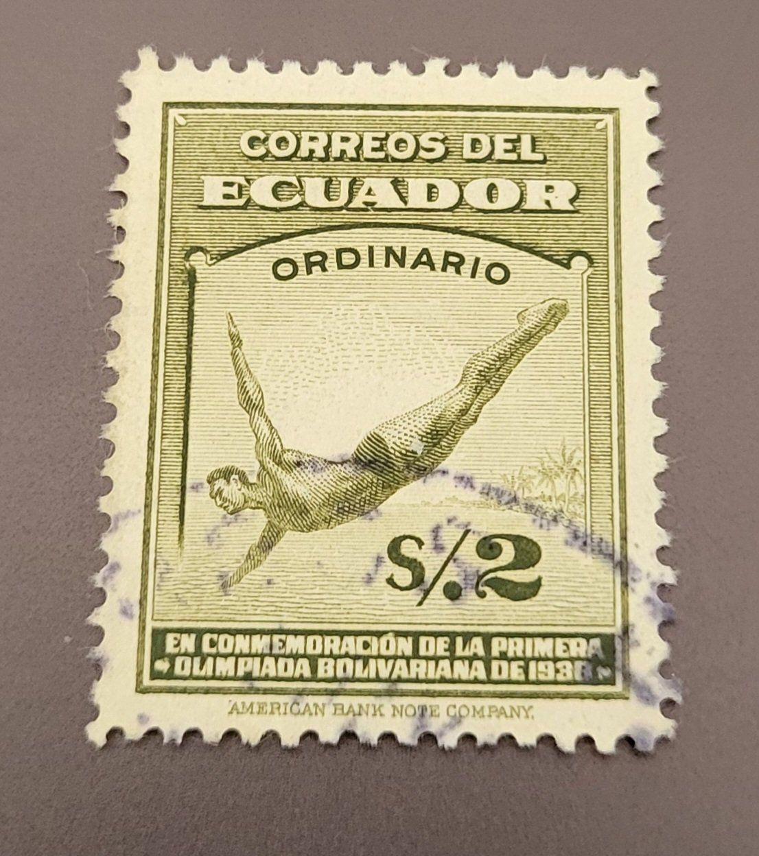 Tutti i francobolli: Ecuador 1939 alte briefmarke – Usato da St Gallen venduto da Stampsalshobby