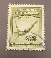 Ecuador 1939 alte briefmarke