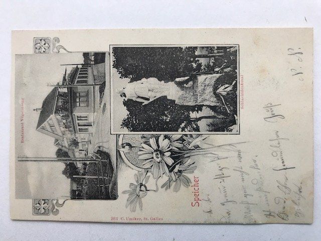 Cartoline postali: Speicher, von1904 – Usato da Niederscherli venduto da Lucia16