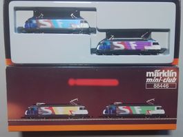 Neu OVP Märklin Z 88446 SBB Re 460 Set Schweizer Fernsehen
