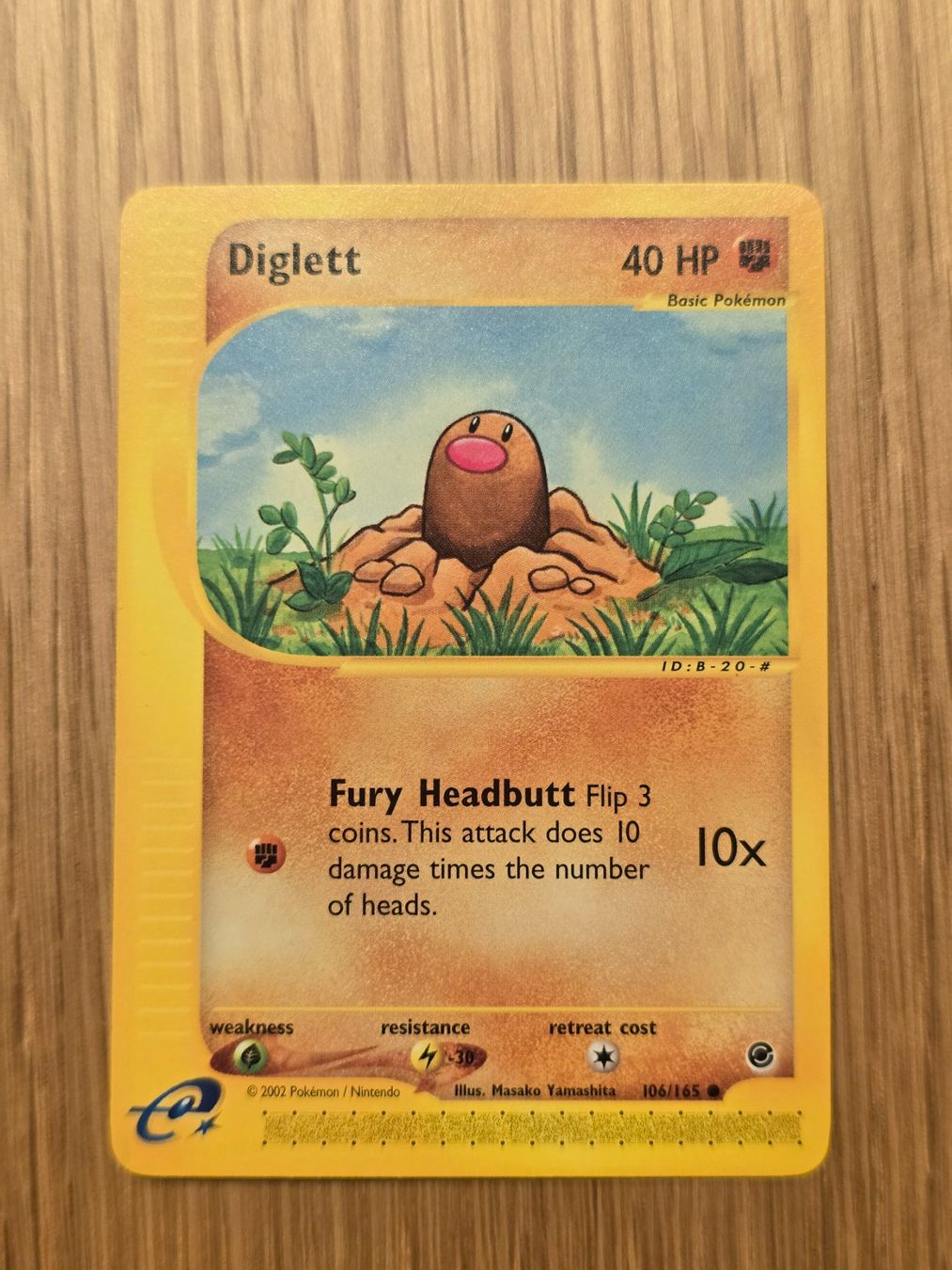 Pokémon Sammelbilder & Trading cards: Pokémon TCG Expedition Diglett – Neu (gemäss Beschreibung) aus Rotkreuz von Mahkoh