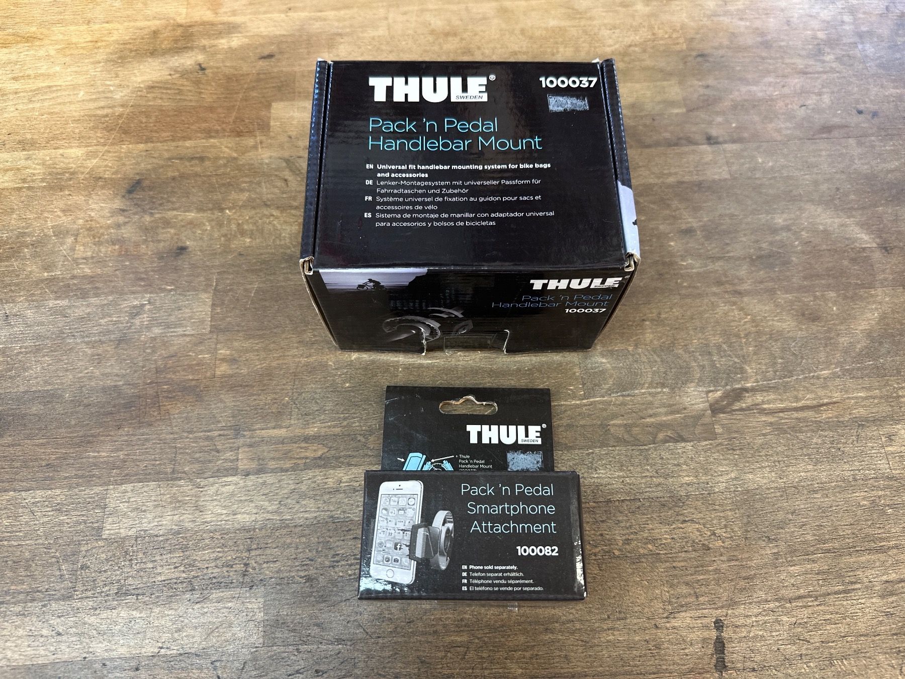 Thule Pièces détachées: Thule "Pack 'n Pedal" Lenker Halterung mit Handyhalter – D'occasion à Basel par BICICLETTISTA 1
