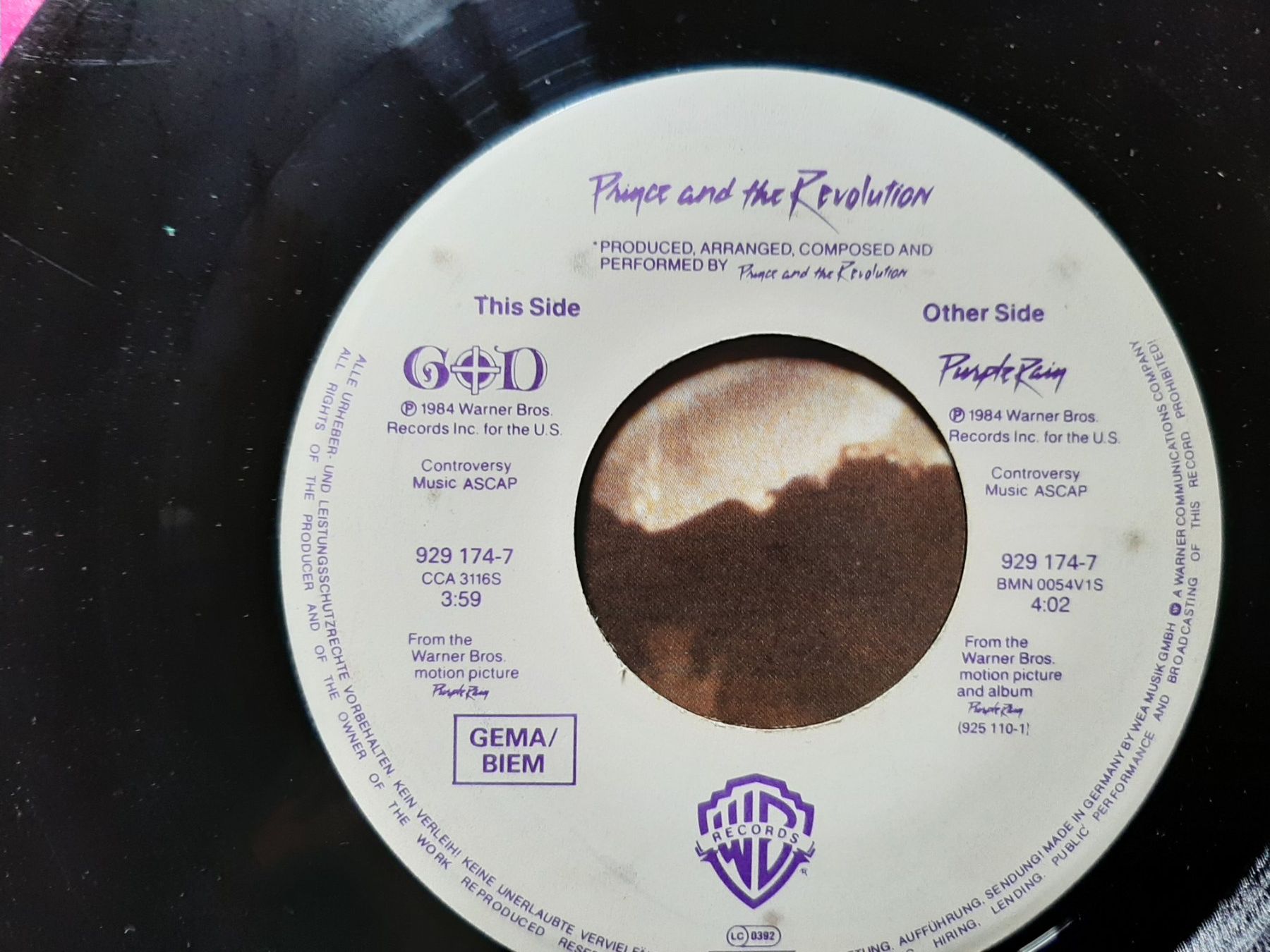 Dischi in vinile: Single Prince: Purple Rain – Usato da Pfeffikon/LU venduto da Jussi7